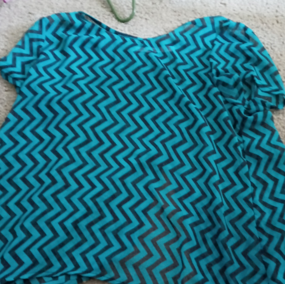 A blue kids blouse